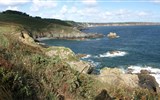 Cote d´Emeraude - Francie - Bretaň - Cote d´Emeraude (Smaragdové pobřeží) tvoří divoké skály z růžové žuly