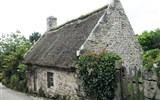 Locronan - Francie - Bretaň - Locronan, dům dokonce ještě s doškovou střechou