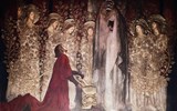 svatý grál - Francie - Sir Galahad objevuje Svatý grál - E.A.Abbey, 1895 (Wiki-free)