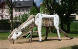 Bad Ischl - Rakousko - Bad Ischl - Sisipark, součásti areálu je i kouzelné dětské hřiště