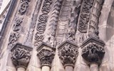 Wroclaw, Budyšín, památky a adventní trhy 2023 - Německo - Lužice - Zhořelec, Peterskirche, Z portál, pozdně románský, 1240