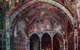 Subiaco - Itálie - Subiaco - klášter sv.Benedikta, bohatá fresková výzdoba, nejstarší fresky z 8.stol. (Wiki free)