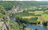 Marqueyssac - Francie - Gaskoňsko - Marqueyssac, líné meandry řeky Dordogne