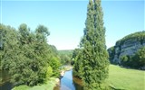 převisy St-Christophe - Francie - Gaskoňsko - řeka Dordogne