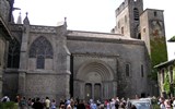 Carcassonne - Francie - Languedoc - Carcassonne, bazilika Saint Nazare a Saint Celse, románsko-gotická
