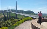 Zelený ráj Francie, kaňony, víno a památky UNESCO 2022 - Francie - Millau - most dle návrhu M.Virlogeuxe a N.Fostera