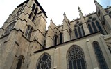 Lyon - Francie - Lyon - katedrála St.Jean, 1175-1480 ve 3 atapách, konečná podoba Renaud de Fores