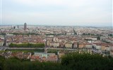 Lyon - Francie - Lyon - pohled na město z pahorku Fourviére, historické centrum zapsáno 1998 do seznamu památek UNESCO (foto A.Frčková)