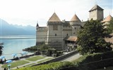 Chillon - Švýcarsko - Chillon, prvně zmiňován 1150, ale asi starší