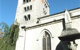 Sion - Švýcarsko - Sion - kostel sv.Teodula, pozdní plaménková gotika