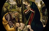 Botticelli - Sandro Botticelli - Adorace Krista, kol 1500