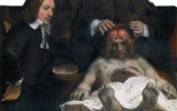 Holandská umělecká muzea - Holandsko - Amsterdam - Amsterdams Historisch Museum - Rembrandt, Hodina anatomie dr.Deijmanse (fragment) (Free)