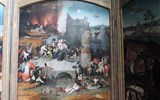 Hieronymus Bosch - Belgie - Musées Beaux-Arts, Triptych pokušení sv.Antonína, Hieromynus Bosch
