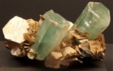 Terra Mineralia - Německo - Freiberg - Akvamarin, Ortoklas, Muskovit, Minas Geiras, Brazilie