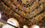 Rumunsko a perly Transylvánie 2023 - Rumunsko - Sinaia, fresky v předsíni Starého kostela