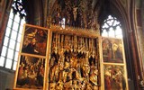St Wolfgang  - Rakousko -  St.Wolfgang, barokní tzv. Pacerův oltář s malovanými křídly, 1471-9