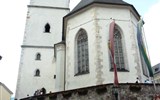 St Wolfgang  - Rakousko - St.Wolfgang, gotický halový kostel sv.Wolfganga