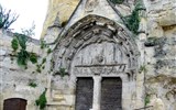 Saint-Émilion - Francie - Saint-Emilion - Eglise monolithe, 11.stol, na místě poustevny svatého Emilia