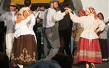 Azorské ostrovy, San Miguele a Terceira, Lisabon 2022 - Portugalsko - Azory - Ponta Delgada, folklorní slavnost místních tanečníků v dobovém oblečení