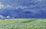 Van Gogh Museum - Holandsko - Amsterdam - van Goghovo museum, Pšeničná pole pod bouřkovými mraky, 1890
