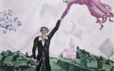 Chagall - Rusko - Marc Chagal, Promenáda, 1917-8