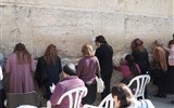 Velká cesta Izraelem a Jordánskem 2020 - Izrael - Jeruzalém - Zeď nářků, opěrná zeď Z části původního židovského Chrámu