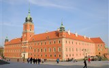 Polsko rychlovlakem za krásami Baltského moře, Gdaňsk, Varšava 2023 - Polsko - Varšava - Královsý hrad, dnes muzeum, původně sídlo vévodů Mazovských, barokně - klasicistní (foto Lukáš Zedníček)
