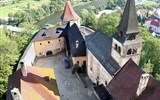 Oravský hrad - Slovensko - Oravský hrad z nadhledu (Wiki-Pawel Kužniar)