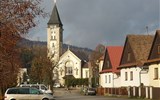 Terchová - Slovensko - Terchová s kostelem sv.Cyrila a Metoděje (Wiki free)