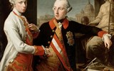 Habsburkové - Rakousko - Habsburkové - Josef II. se svým bratrem Leopoldem, pozdějším Leopoldem II., 1769