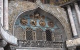 Benátky - Itálie - Benátky - bazilika sv.Marka, 4 symboly evangelistů, 14.století