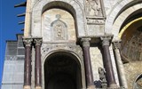 San Marco - Itálie - Benátky - sv.Marco, sloupy z egyptského žulového porfyru