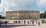 Norsko, zlatá cesta severu letecky 2023 - Norsko - Oslo, Královský palác, postaven 1824-49 pro Karla XIV, 173 pokojů, F.Linston
