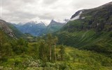 Dalsnibba - Norsko - divoká krajina mezi Dalsnibbou a Geirangerem