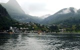 Geiranger - Norsko - Geiranger z vody