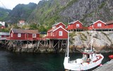 Lofoty - Norsko - Lofoty - Å, rybářský skanzen, 23 budov až 150 let starých