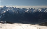 Národní park Vysoké Taury - Rakousko - Schmittenhöhe - vrcholy Vysokých Taur.