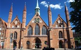 Lübeck - Německo - Lübeck - nemocnice svatého Ducha, 1286 podle Spirito Santo v Římě