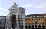 Lisabon a Portugalsko, země mořeplavců - Portugalsko - Lisabon - Arco da Rua Augusta, oslava rekonstrukce města po zemětřesení 1775, J.da Costa, 1873