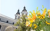 Květinové slavnosti - Rakousko - Kremsmünster - zahradnická výstava, část v klášterních zahradách