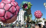 Karnevaly a čarodějnice -  Francie - Francie - Nice - slavnost Les Batailles de Fleurs