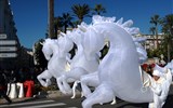 karneval v Nice - Francie -  Nice - slavnost Les Batailles de Fleurs
