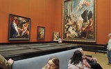Kunsthistorisches Museum - Rakousko - Vídeň - Kunsthistorisches Museum, chvilka oddychu během prohlídky