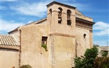 Erice - Itálie - Sicílie  - Erice, Chiesa S.Francesco di Paola, 1362, výrazně přestavěn koncem 17.století