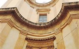 Noto - Itálie - Sicílie - Noto, Chiesa Monteverdine, vrcholné baroko, 1695-7, návrh V.Sinatra, konkávní průčelí