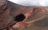 Etna - Itálie - Sicílie - Etna, jde o stratovulkán o ploše 1750 km2 a obvodu báze 210 km