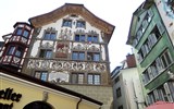 Švýcarský advent a slavnost Klausjagen 2021 - Švýcarsko - Lucern - město založeno 1178, roku 1332 u založení švýcarské konfederace