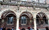 Brémy - Německo -  Brémy, radnice, gotická 1405-12,1608-14 částečná přestavba a renesanční fasáda
