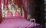 Slovinsko – informace o zemi - Slovinsko - zámek Miramare, ložnice vévodkyně v patře