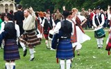 Skotské hry na zámku Sychrov a Whisky 2021 - Česká republika - Sychrov - Skotské hry, ukázka skotských lidových tanců